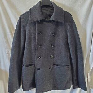 Muji Men's Peacoat Jacket Size S
